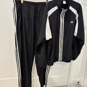 MENS ADIDDAS TRACK SUIT - JACKET XL, PANTS XXL